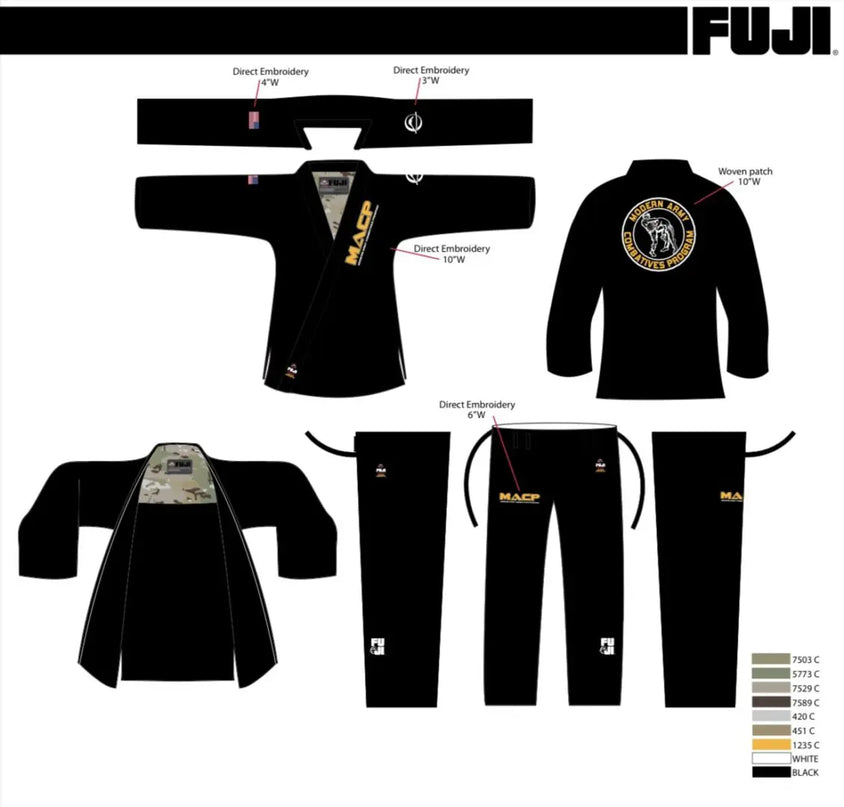MACP Gi's (Black)